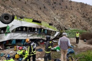 Mueren 20 personas en un accidente de autobús